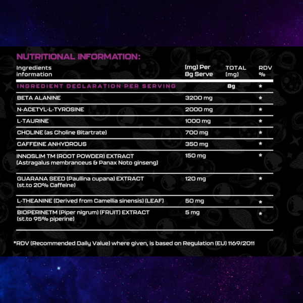 Alien8 Martian Pre Workout With Innoslim Powder - Image 6