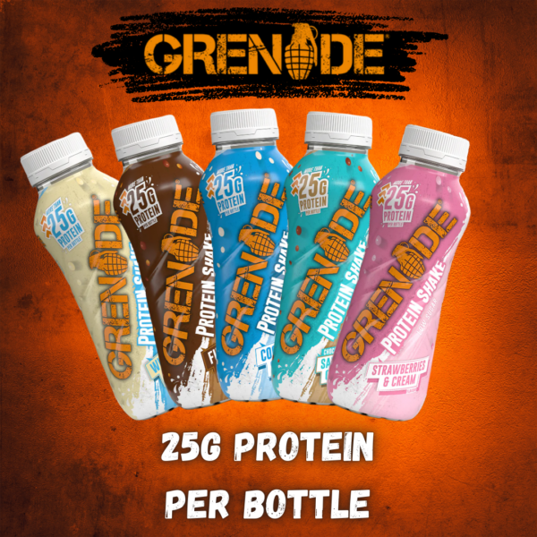 Grenade 25g Protein And Low Sugar Shake - 8 x 330ml