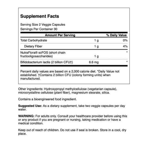 Swanson Probiotic Plus Prebiotic Fiber Digestive Health - Image 2