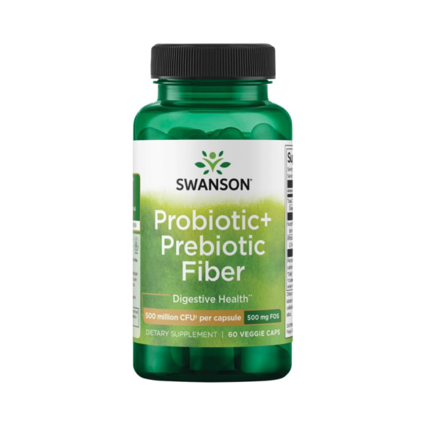 Swanson Probiotic Plus Prebiotic Fiber Digestive Health