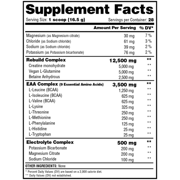1Up Nutrition Pure Rebuild 5in1 Lean Muscle Building Formula - Image 11