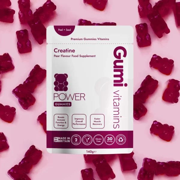GumiVitamins Creatine Pear Flavour Power Gummies