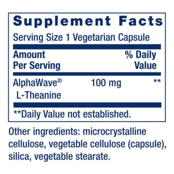Life Extension L-Theanine 100mg Mood Enhancing Effect - Image 3