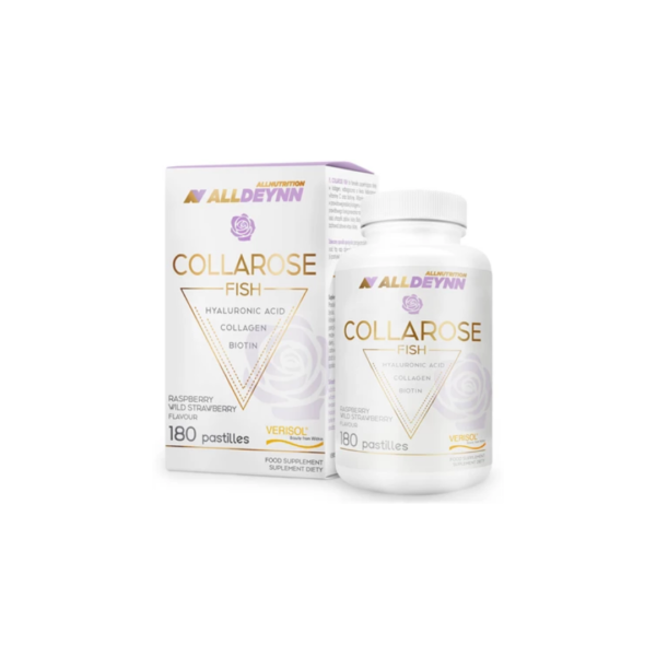 AllDeynn Collarose Fish, Raspberry Wild Strawberry - 180 pastilles