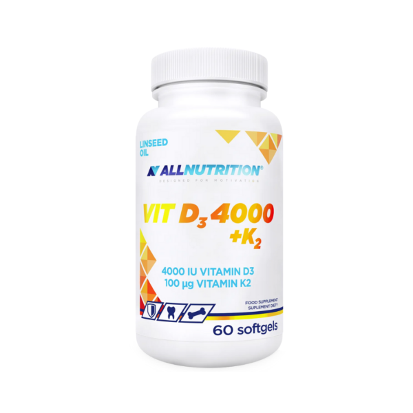 Allnutrition Vit D3 4000 + K2 - 60 softgels