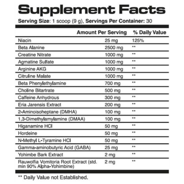 Skull Labs Angel Dust V1 DMAA+DMHA 30 servings - Image 2